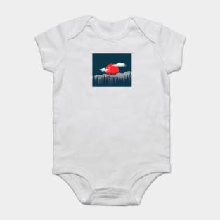 into the mountains Baby Bodysuit